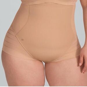 Honeylove Queen Brief NWT Sand 3X Ultra High Waist Tummy Control $69